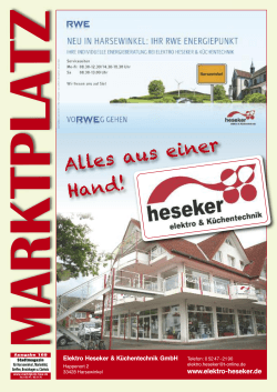 Alles aus einer Hand! - Verkehrsverein Harsewinkel eV