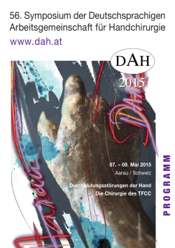 DAH Programm 56 Symposium 2015