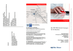 Die TOP-TEN Internet-Strategien f&uuml;r Ihr Business - IHK Stade