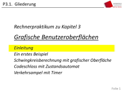 Kapitel 3 - Grafische Benutzeroberflächen