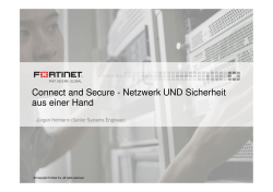 Connect and Secure - Netzwerk UND Sicherheit aus einer Hand
