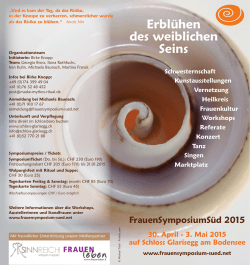 3. Mai - Frauensymposium Süd