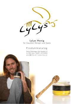 LyLys Honig - Produktkatalog