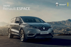 Renault Espace katalogs, Mūsa Motors Rīga SIA