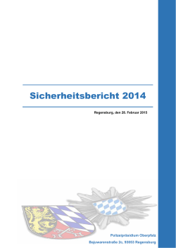 Sicherheitsbericht 2014