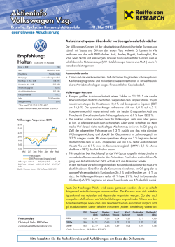 Aktieninfo Volkswagen Vzg.