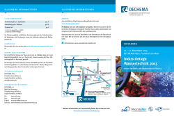 industrietage Wassertechnik 2015