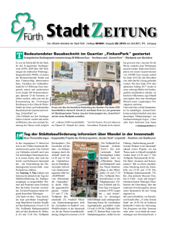 StadtZeitung, Nummer 8, vom 29. April 2015