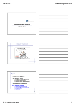 Handout Pr&auml;sentation - v-ost