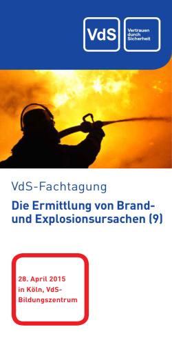 Die Ermittlung von Brand- und Explosionsursachen (8)