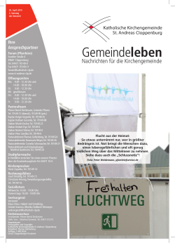 Gemeindeleben - Katholische Kirchengemeinde St. Andreas