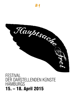 18. April 2015 - Festival der Darstellenden Künste Hamburgs