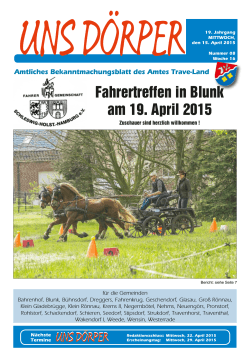 Fahrertreffen in Blunk am 19. April 2015 - Amt Trave-Land