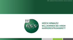 HOCH HINAUS! - Dienstzeitende
