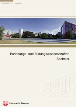Broschüre - Universität Bremen
