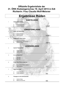 Rüden und Hündinnen - Österreichischer Rottweiler Klub