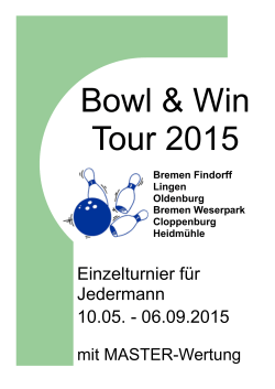 Ausschreibung - Bowling Germany
