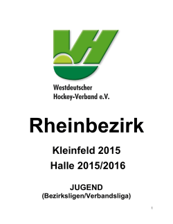 Rheinbezirk Jugend KF+Halle 2015-2016