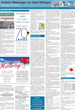 Amtsblatt KW 19 - Stadt Vöhringen