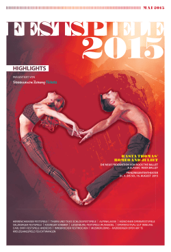 HIGHLIGHTS HIGHLIGHTS - S&uuml;ddeutsche Zeitung Tickets