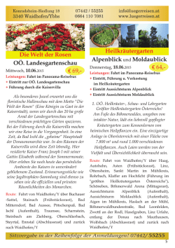 Die Welt der Rosen O&Ouml;. Landesgartenschau &euro; 69