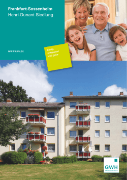 Frankfurt-Sossenheim Henri-Dunant-Siedlung