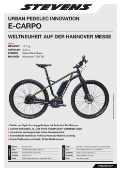E-CARPO - STEVENS Bikes