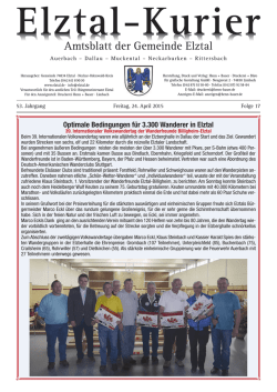 Amtsblatt KW. 17 - Gemeinde Elztal