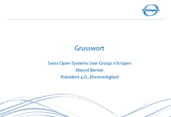 Internet der Dinge - Open Source Software an Schulen
