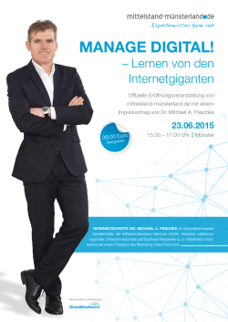Manage digital! - Mittelstand Münsterland