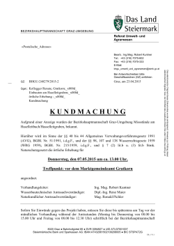 Donnerstag, den 07.05.2015 um ca. 13.00 Uhr