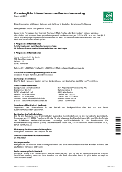VVI Kundenstammvertrag