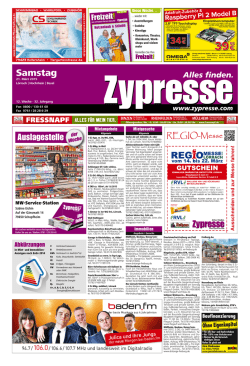 Samstag - Zypresse