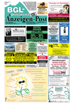20%-30% - Passauer Neue Presse
