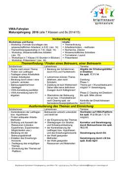 VWA-Fahrplan RP 16 - Brigittenauer Gymnasiums