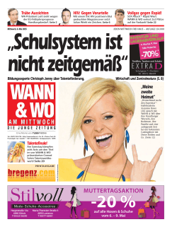 MUTTERTAGSAKTION - Ausgabe vom 21. Mai