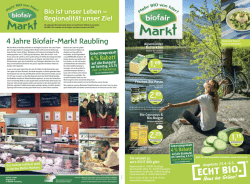 4 Jahre Biofair-Markt Raubling