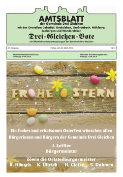 Hochladen - Gemeinde-drei