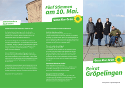 Beirat - Grüne in Bremen Gröpelingen