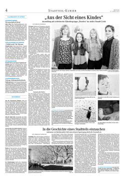In die Geschichte eines Stadtteils eintauchen, Weser
