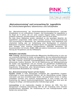 Infos als PDF - PINK Beratung & Training