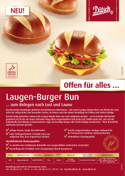 Laugen-Burger Bun