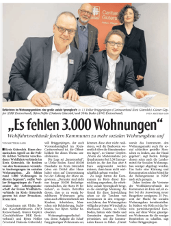 Bericht lesen - Caritas Gütersloh
