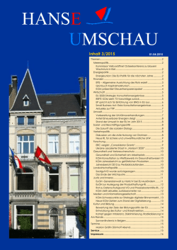 HansEUmschau M&auml;rz 2015