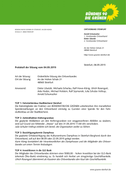 Julia Schulze-Veltrup erkl&auml;rte sich bereit, die Organisation weiter zu