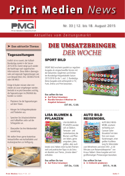 Print Medien News - PMG Print Medien Gesellschaft
