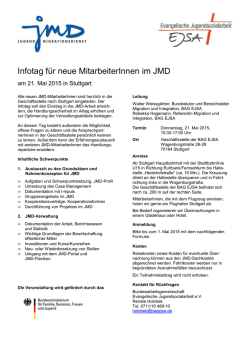 Infotag f&uuml;r neue MitarbeiterInnen im JMD