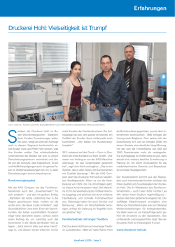 Druckerei Hohl - bei der Kern GmbH