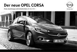 Der neue Opel CORSA