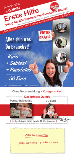 D&uuml;ren - Praevencio
